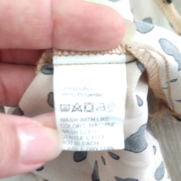 SHEIN Tan and Black One Strap Dress - Picture 8 of 12